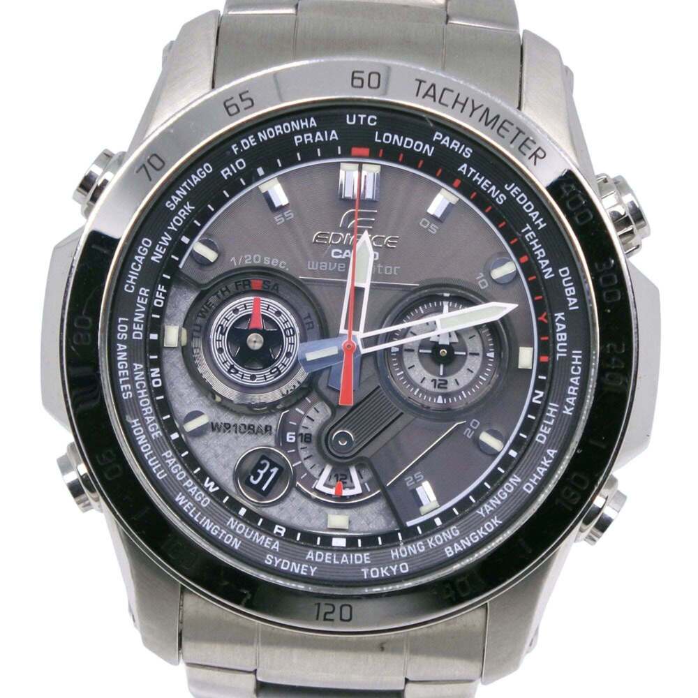 Casio Edifice Multi-Band 6 Watch EQW-M1000D-1AJF Stainless Steel Gray Solar R...